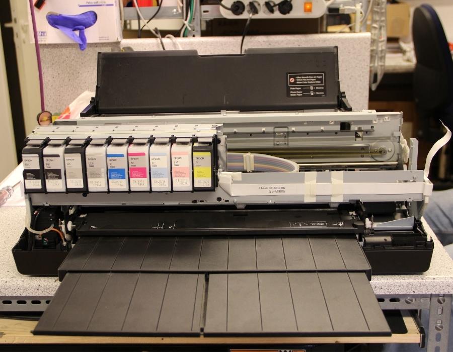 inkjet printer for printing on seed paper
