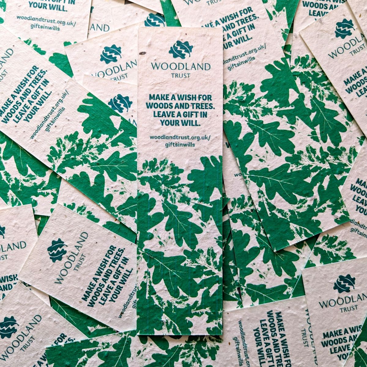 woodland trust plantable bookmark
