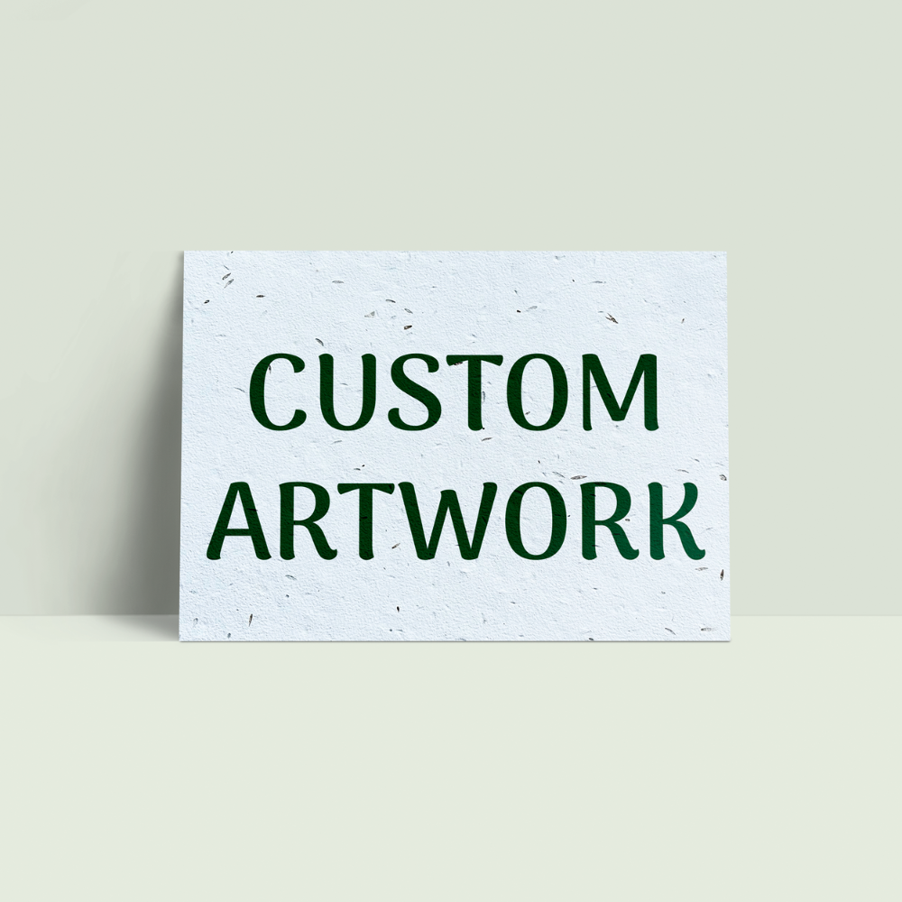 Custom Seed Paper Postcards