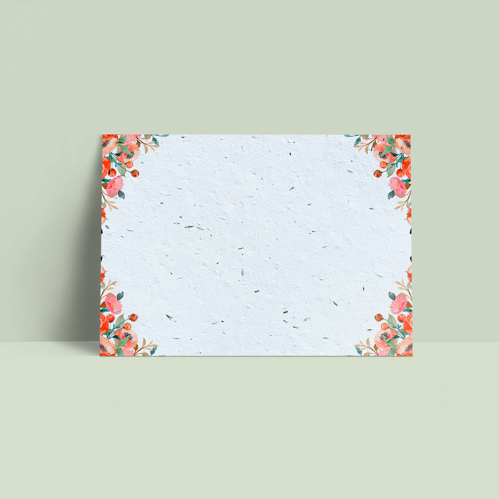 Seed Paper Note Cards - Blush Garden
