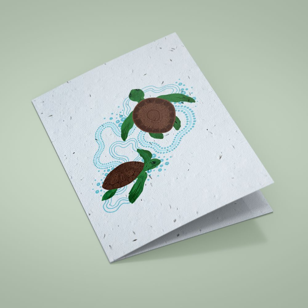Seed Paper Greetings Card - Ocean Life